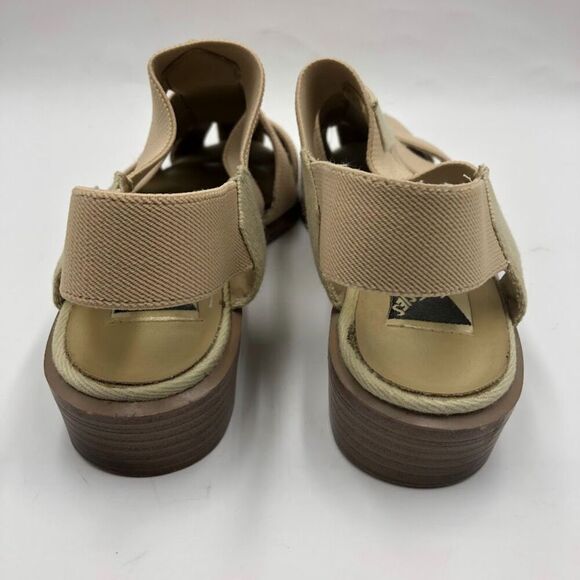 Vintage 1990s Mootsies Tootsies Women's Tan Slip On Fisherman Sandals Summer 7M - Picture 8 of 12